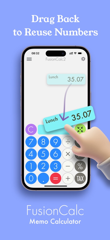 Memo Calc · FusionCalc2 Pro - Productivity App | MWM