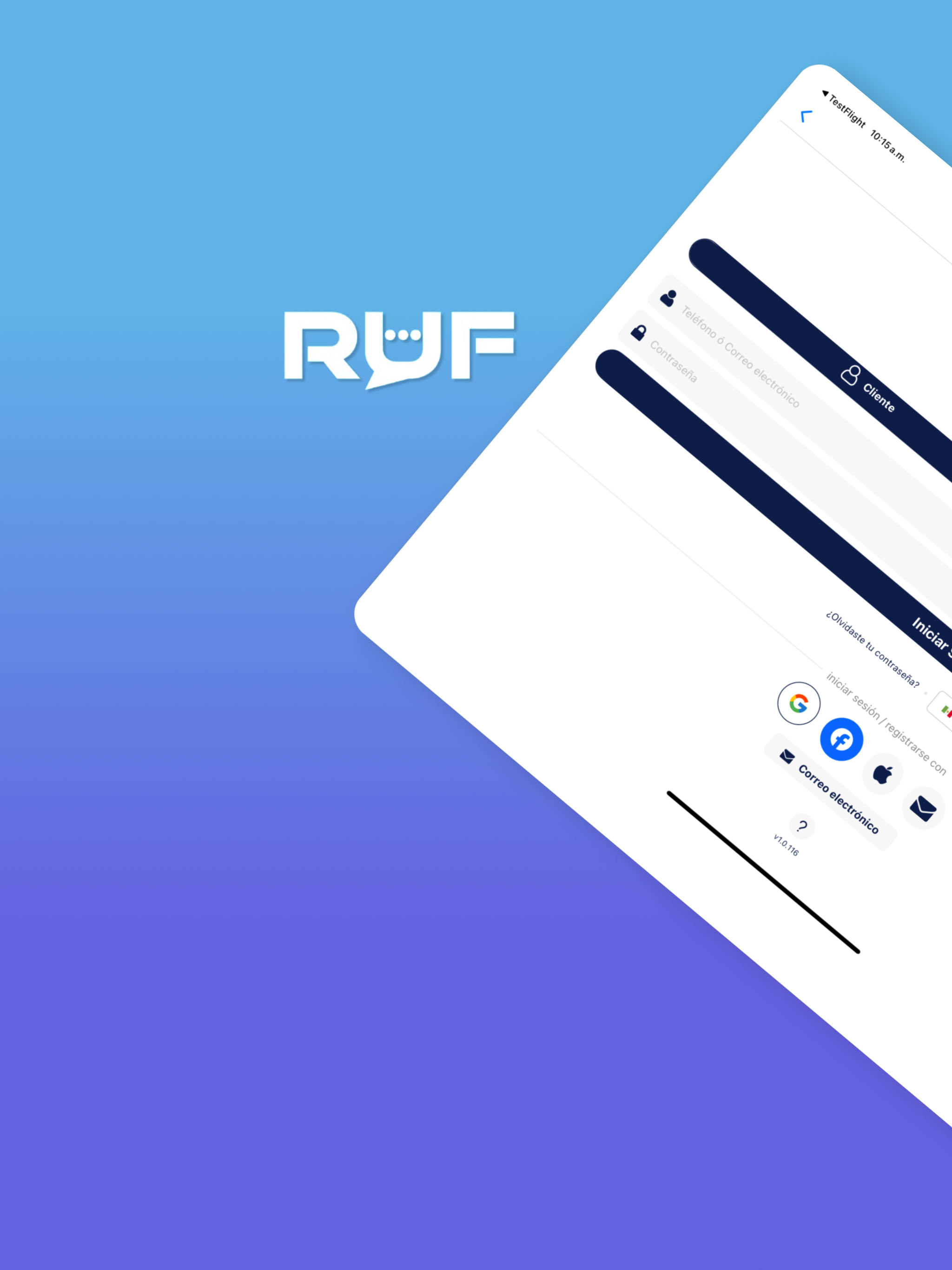 Ruf: Explora, pide y recoge
