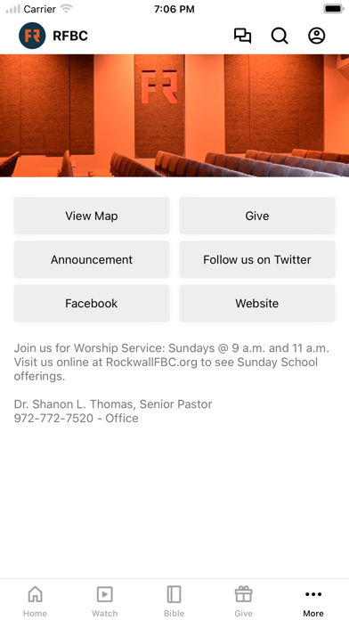 Rockwall Friendship Church Screenshot