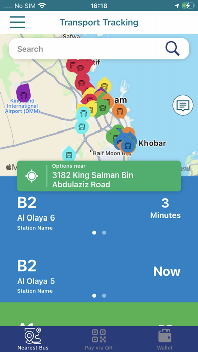 Screenshot 1 of Eastern Region Bus App