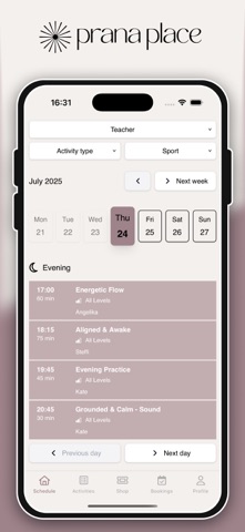 Prana Place Yoga screenshot