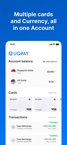 Uqpay Issuing Screenshot 1 of 5