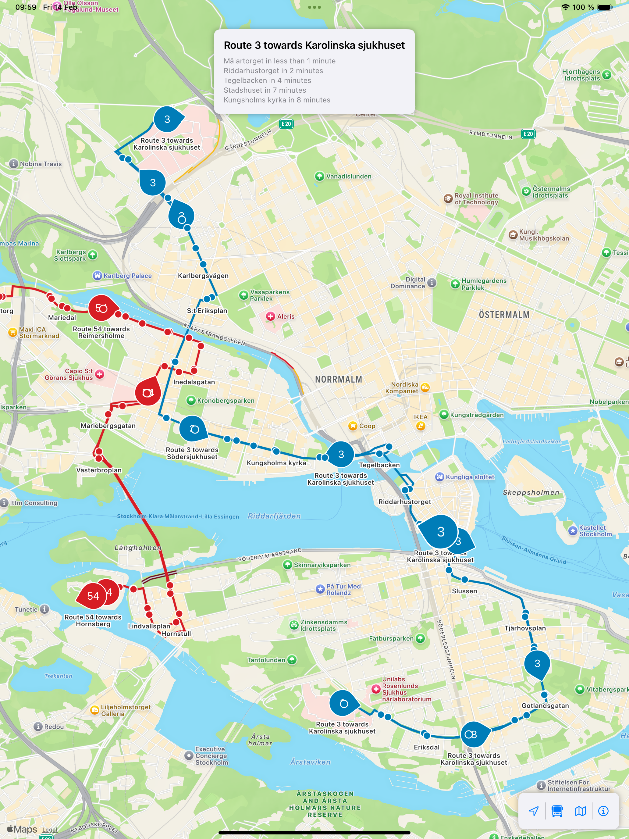 SL live map