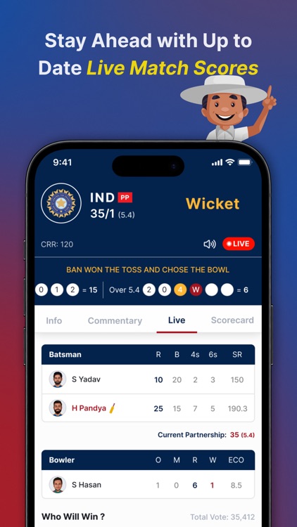 CrickEdge: Live Cricket Scores