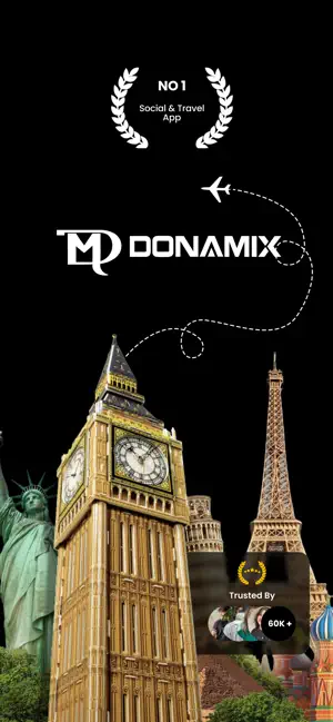 Donamix: Social, Play & Travel screenshot 1