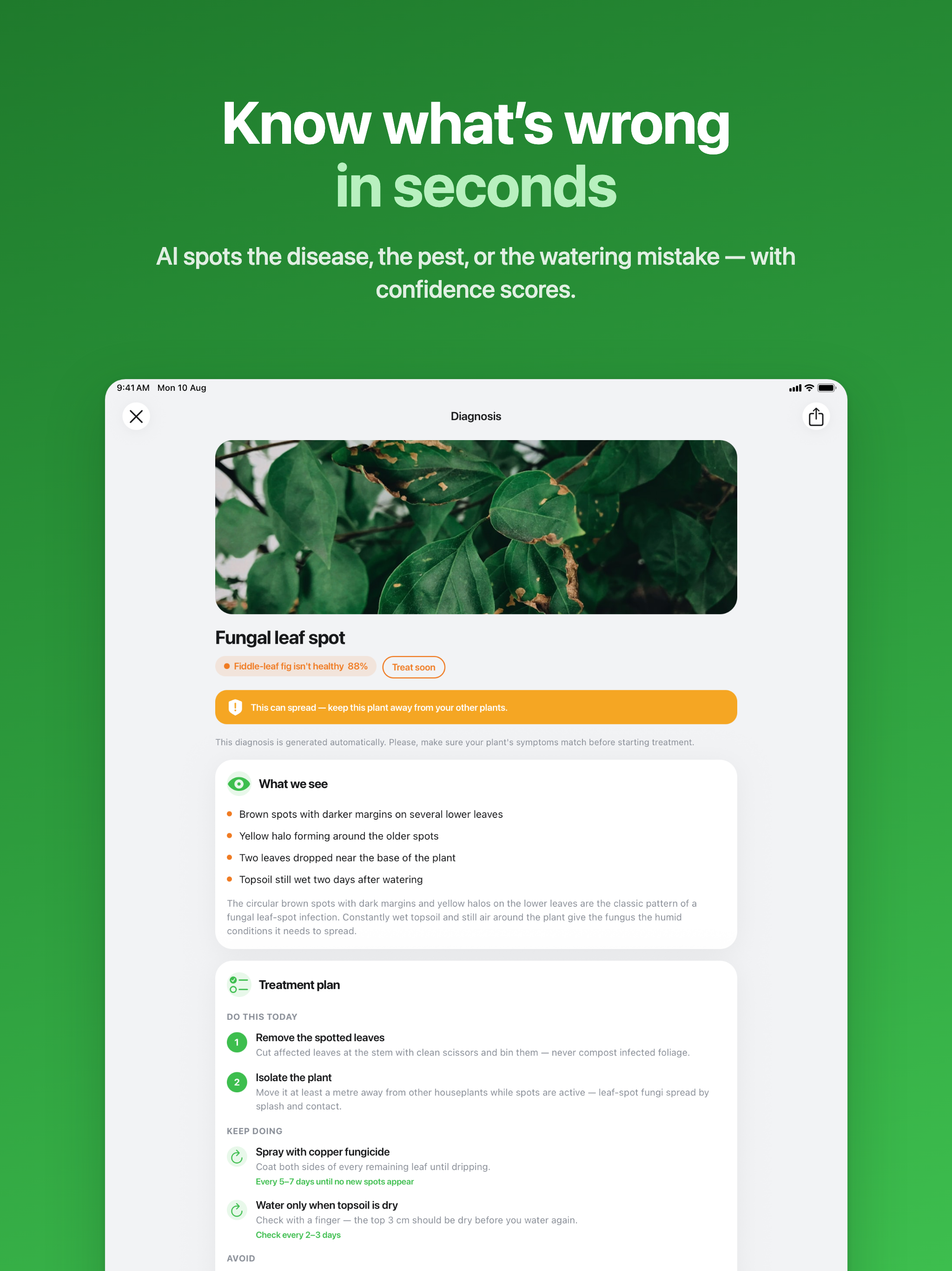 Plant Doctor AI: Diagnosis, ID screenshot 9