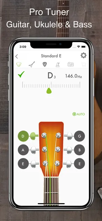 Guitar Tuner: Bass and Ukulele: Screenshot 7 von 7