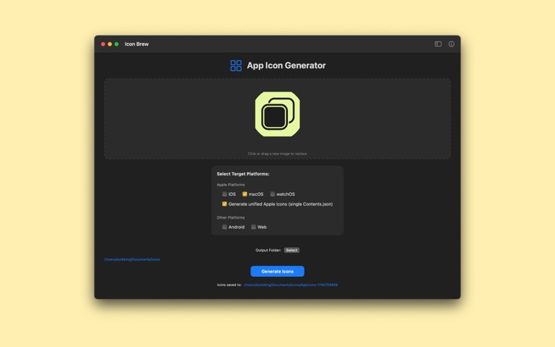 IconBrew screenshot