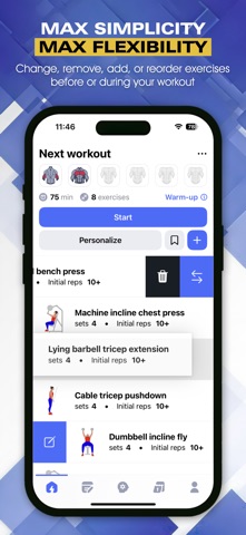 Increase Fit AI Gym Trainer iPhone screenshot