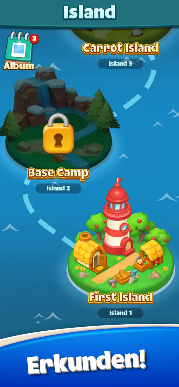 Merge & Blast: Dream Island iOS Mod IPA screenshot 3 - iOS game interface