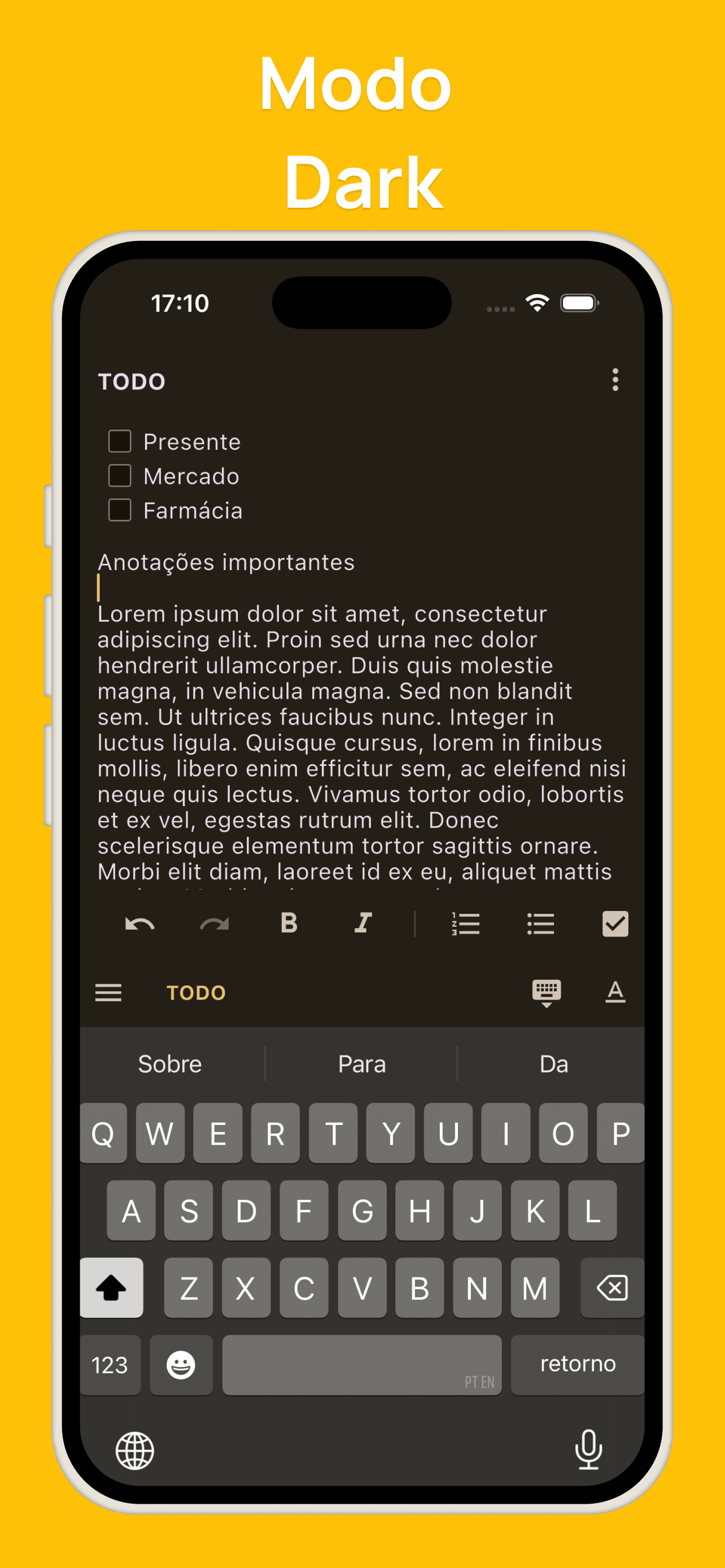 Notizen: Notas Seguras & Sync screenshot 3