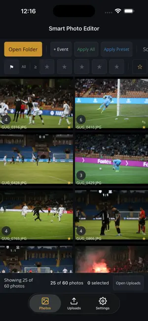Fast Sports Photo Editor screenshot 1