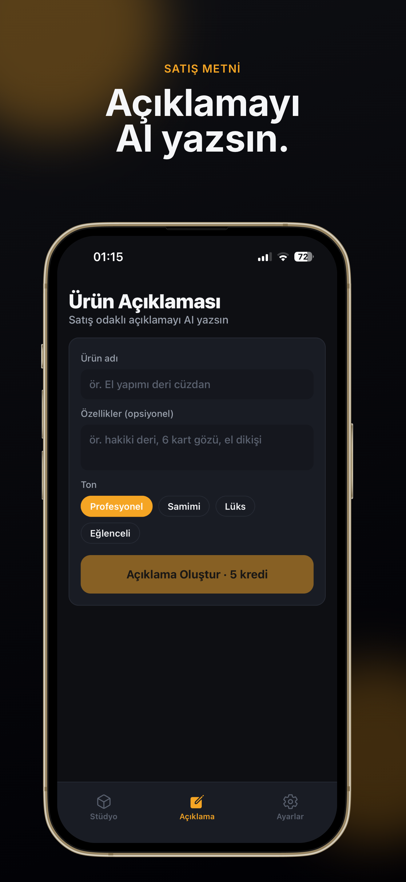 Ürün Stüdyosu AI