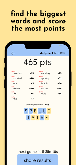 Spellitaire Screenshot 2 of 5
