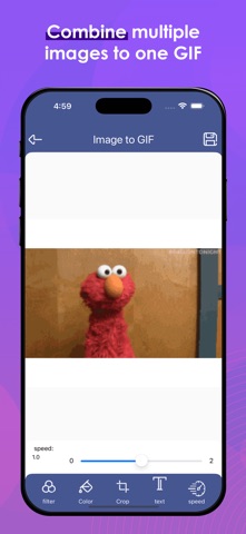 GIF & Animated Meme Maker iPhone screenshot