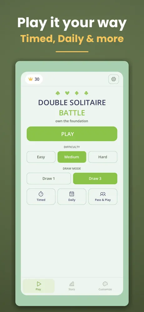 Double Solitaire Battle screenshot 2