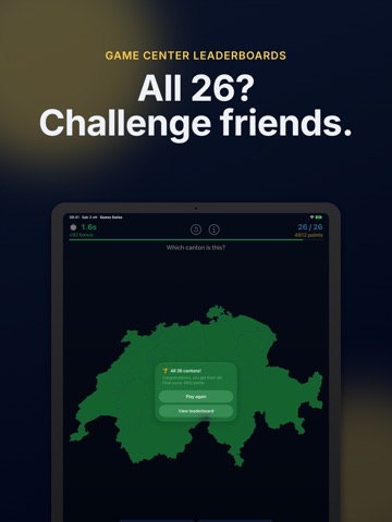 Guess the Swiss Canton iPad screenshot