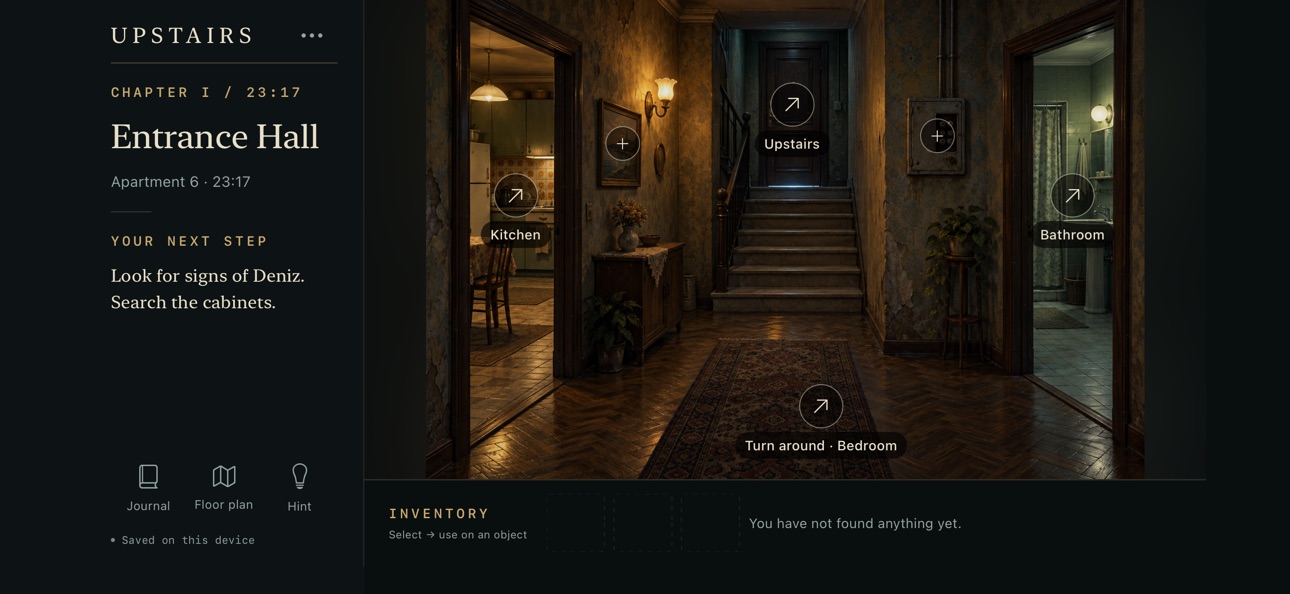 Screenshot 1 of Upstairs: The Locked Floor