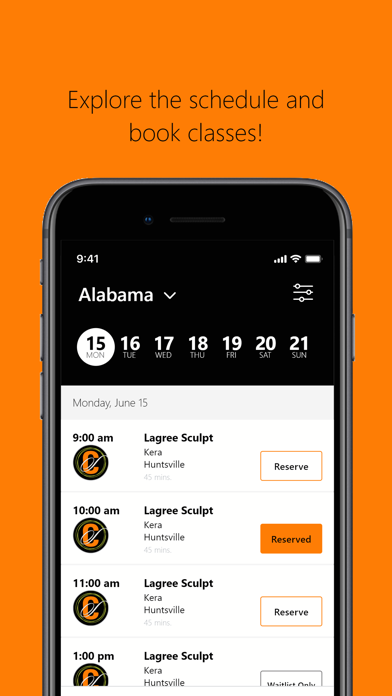 CoreSouth Lagree iPhone screenshot 3 - Health & Fitness app