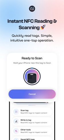 NFC TAG ~READ & SCAN iPhone screenshot