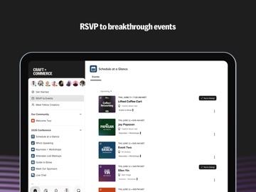 Craft + Commerce iPad screenshot