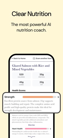 Clear Nutrition iPhone screenshot