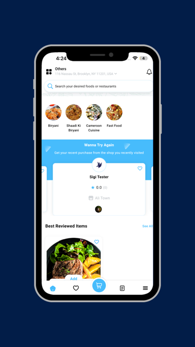 zipZap Customer iPhone screenshot 4 - Food & Drink app