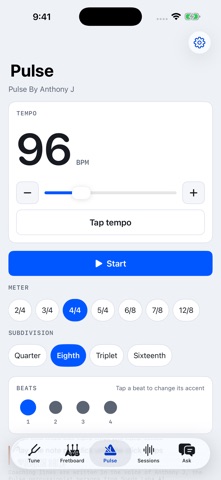 Suede Guitar Tuner & Studio Screenshot 4 of 6