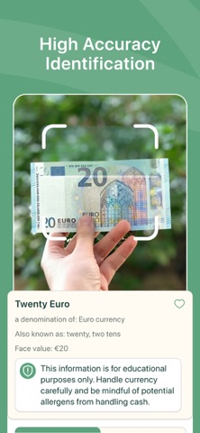 Banknote Identifier AI+ screenshot