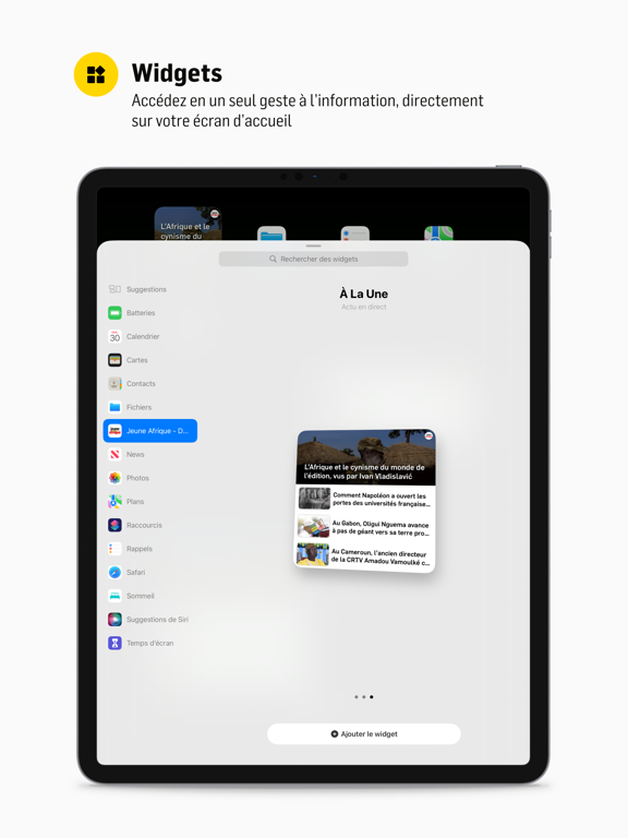 Jeune Afrique iPad screenshot 8 - News app