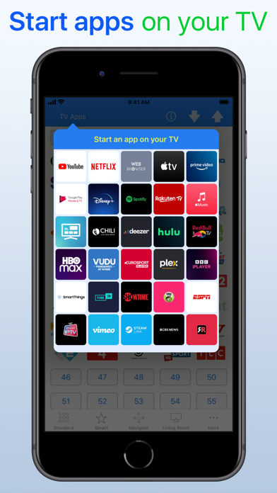 Samsung Smart TV remote myTifi Screenshot