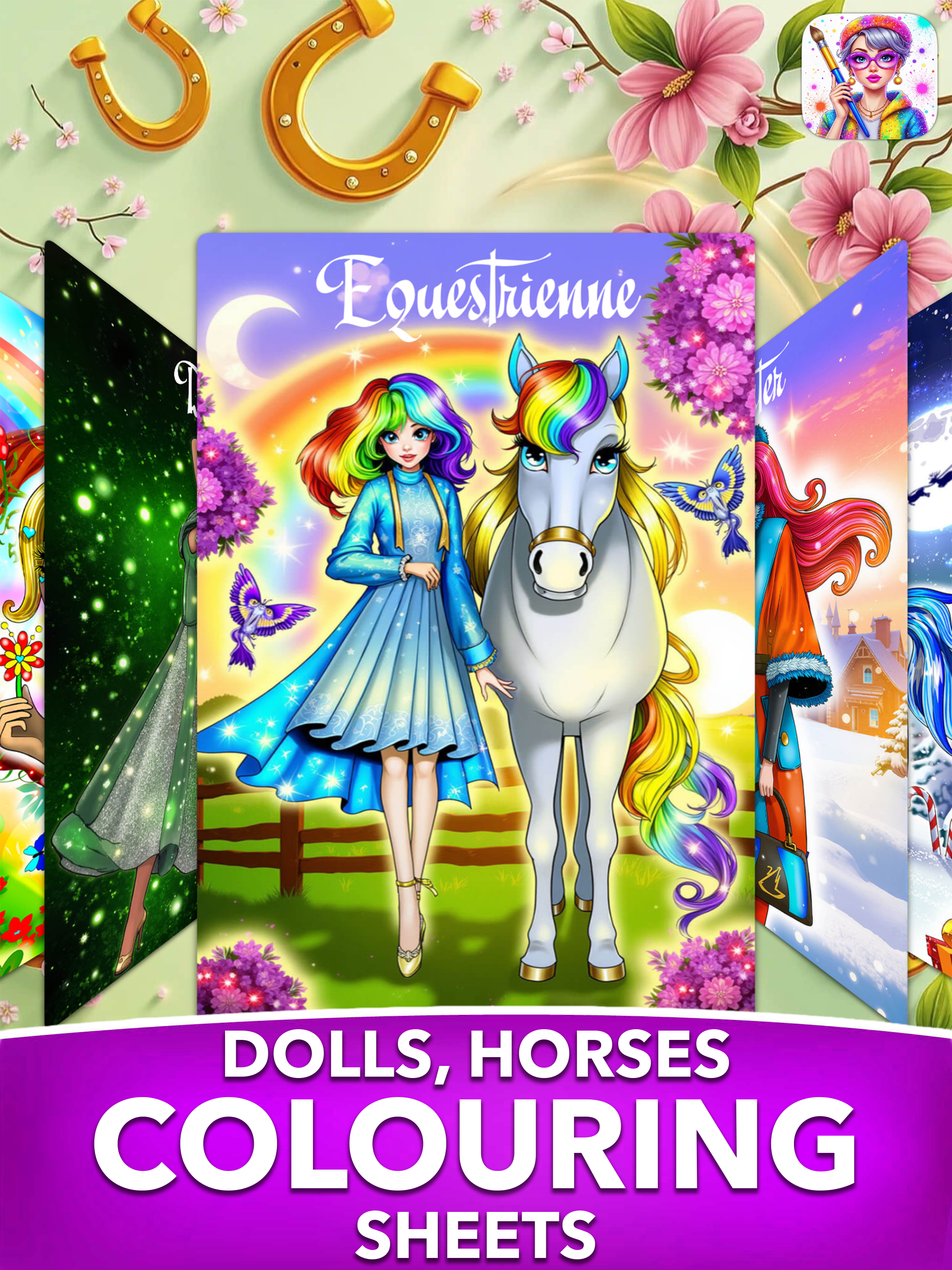 PONY Coloring Pages for Girls screenshot 13