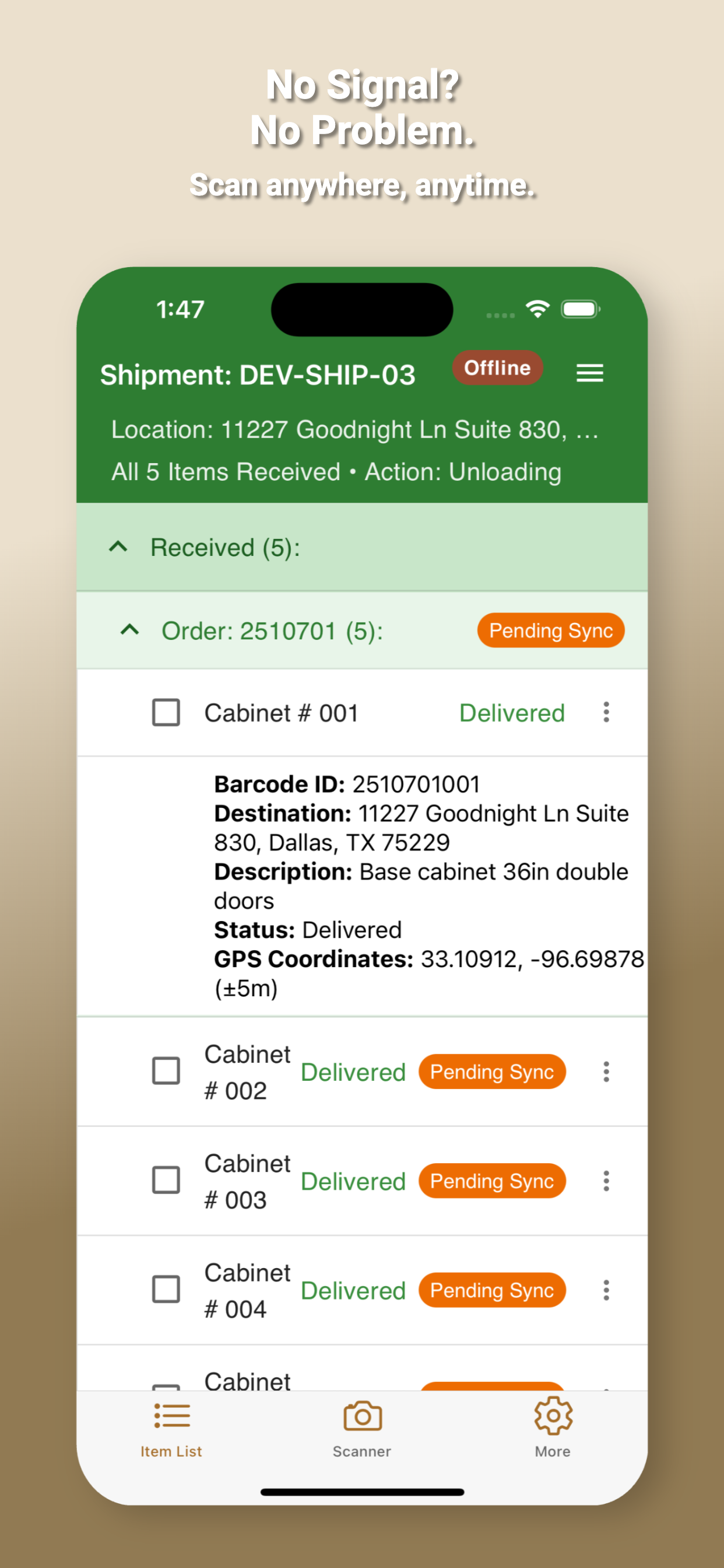 Cabinet Scanner screenshot 7