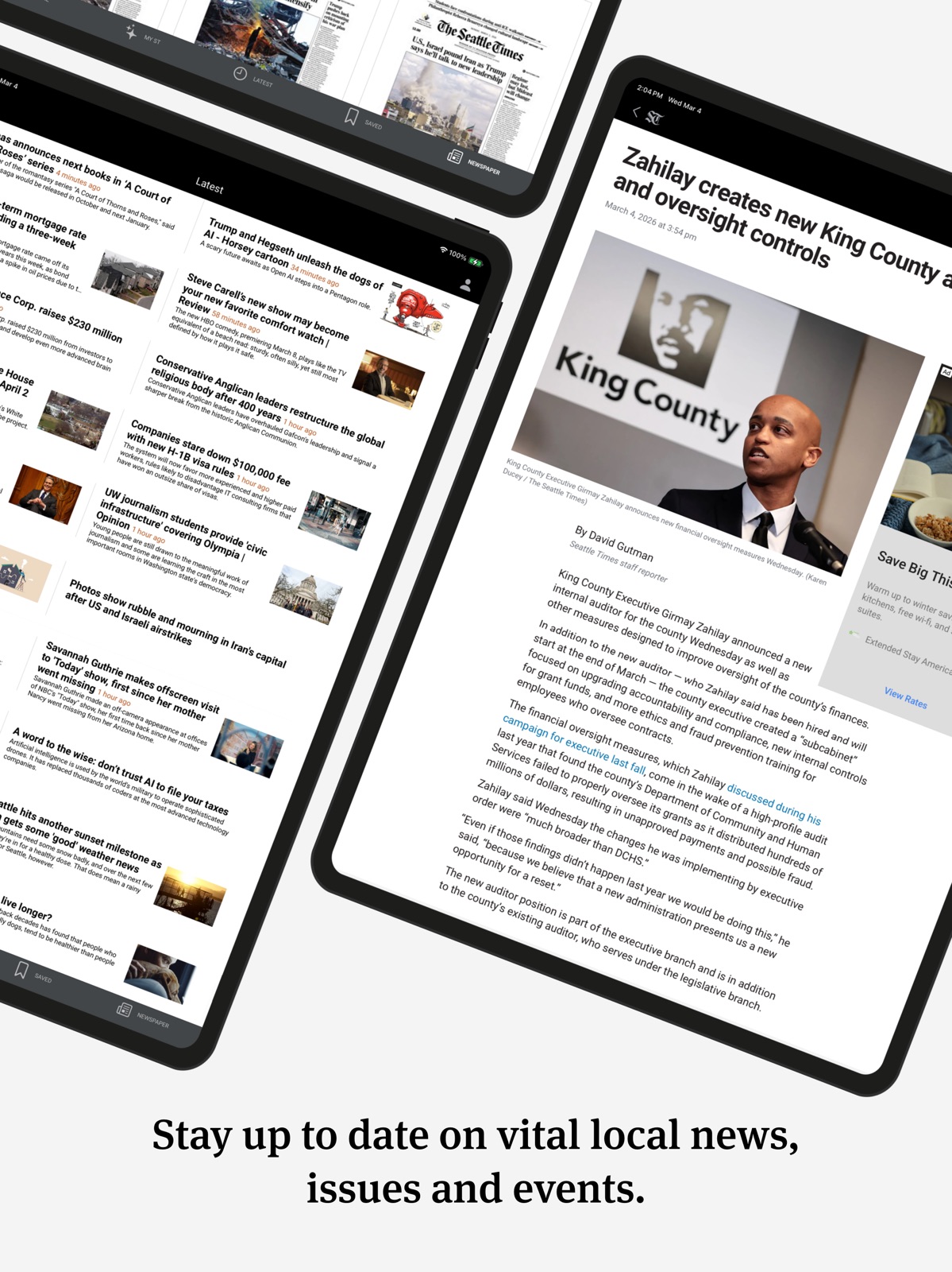 Seattle Times Mobile ipad screenshot 2