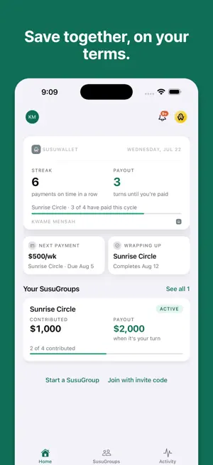 SusuWallet: Savings Circles screenshot 1