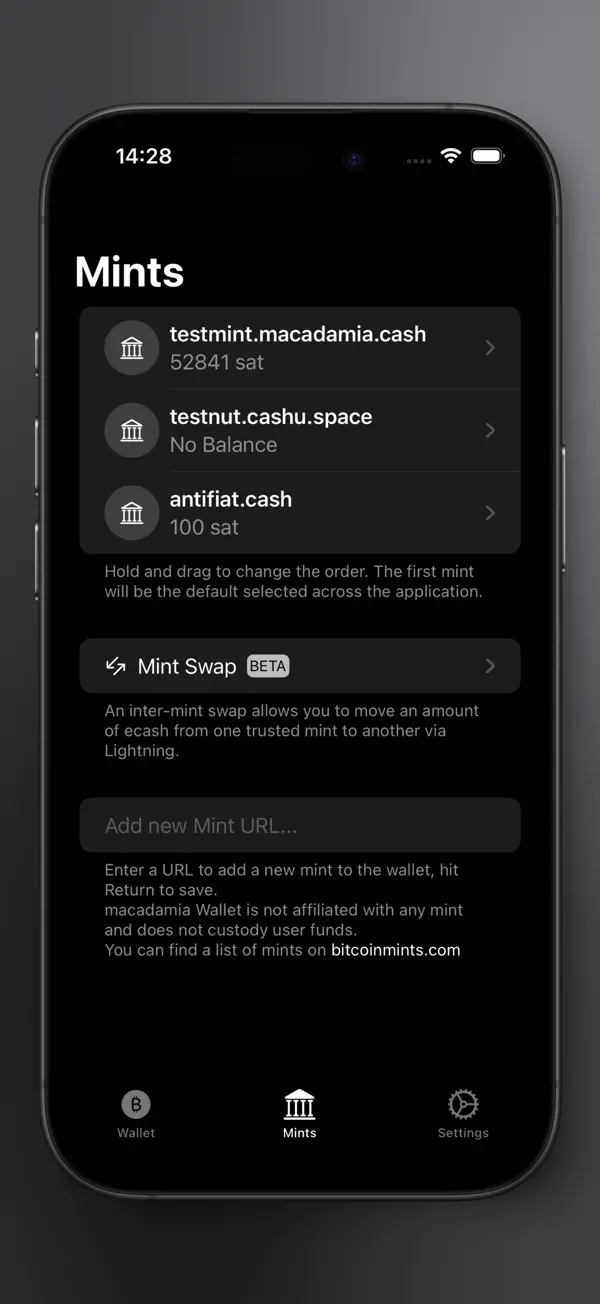 macadamia Wallet Screenshot 3