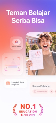 First App Store screenshot of Gauth: Asisten Pekerjaan Rumah