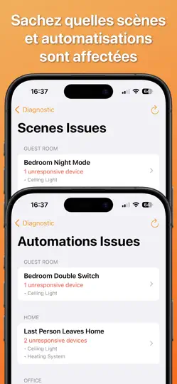 Capture d'écran de HomeCare Pour HomeKit sur iPhone 3