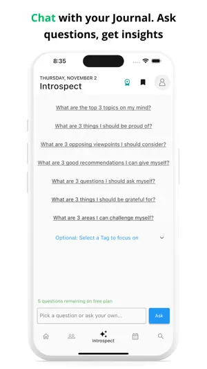 AI Journal & Diary - Reflectr screenshot 2