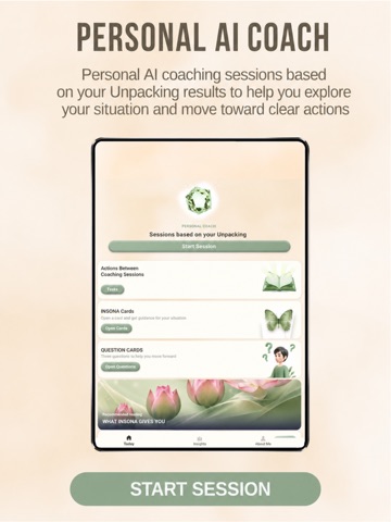 Insona - Your Pocket AI Coach iPad screenshot