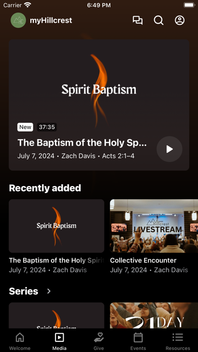 myHillcrest TN iPhone screenshot 2 - Lifestyle app