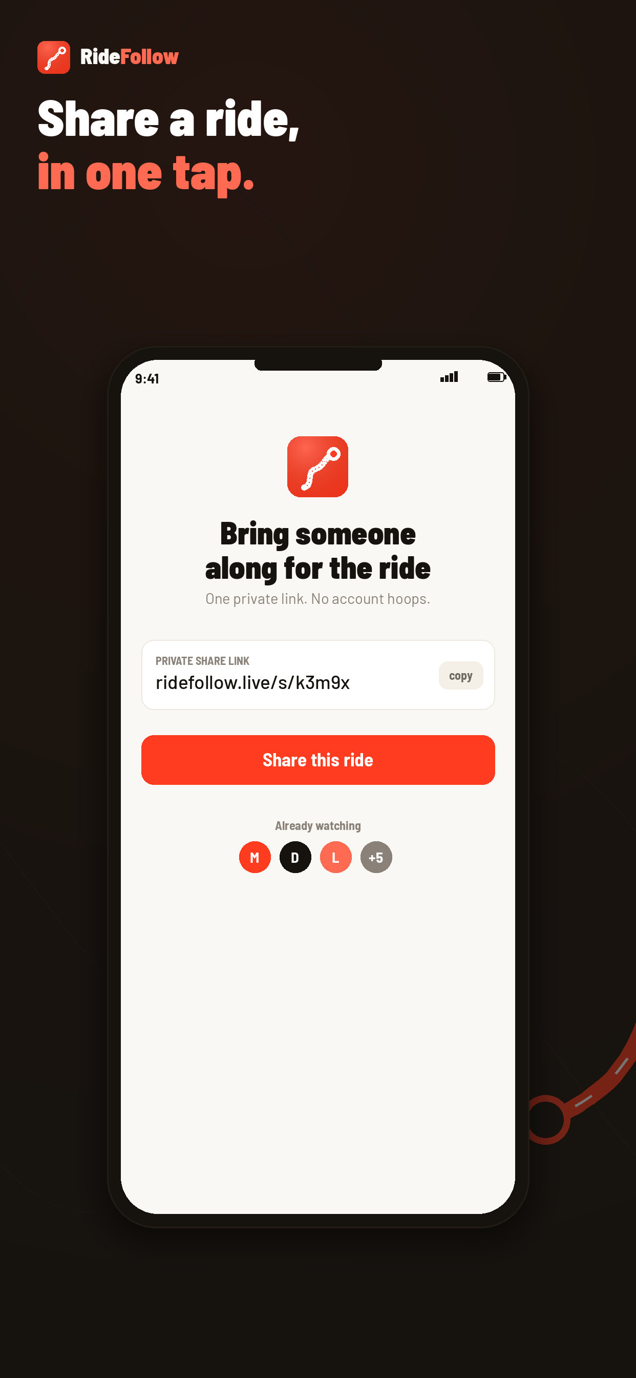 RideFollow screenshot 5