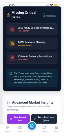 Vrittera – AI Career Coach screenshot