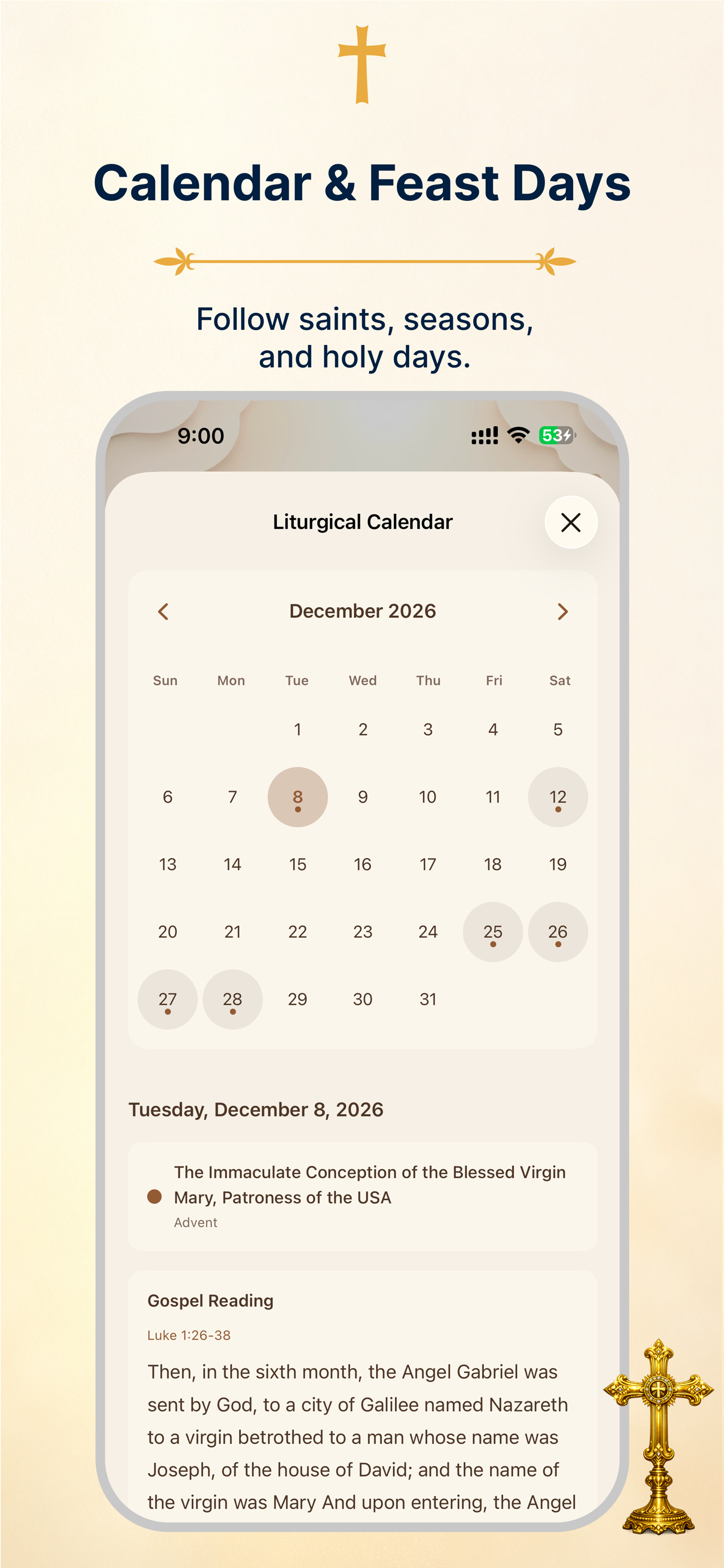 Catholic Daily: Bible & Saints screenshot 6