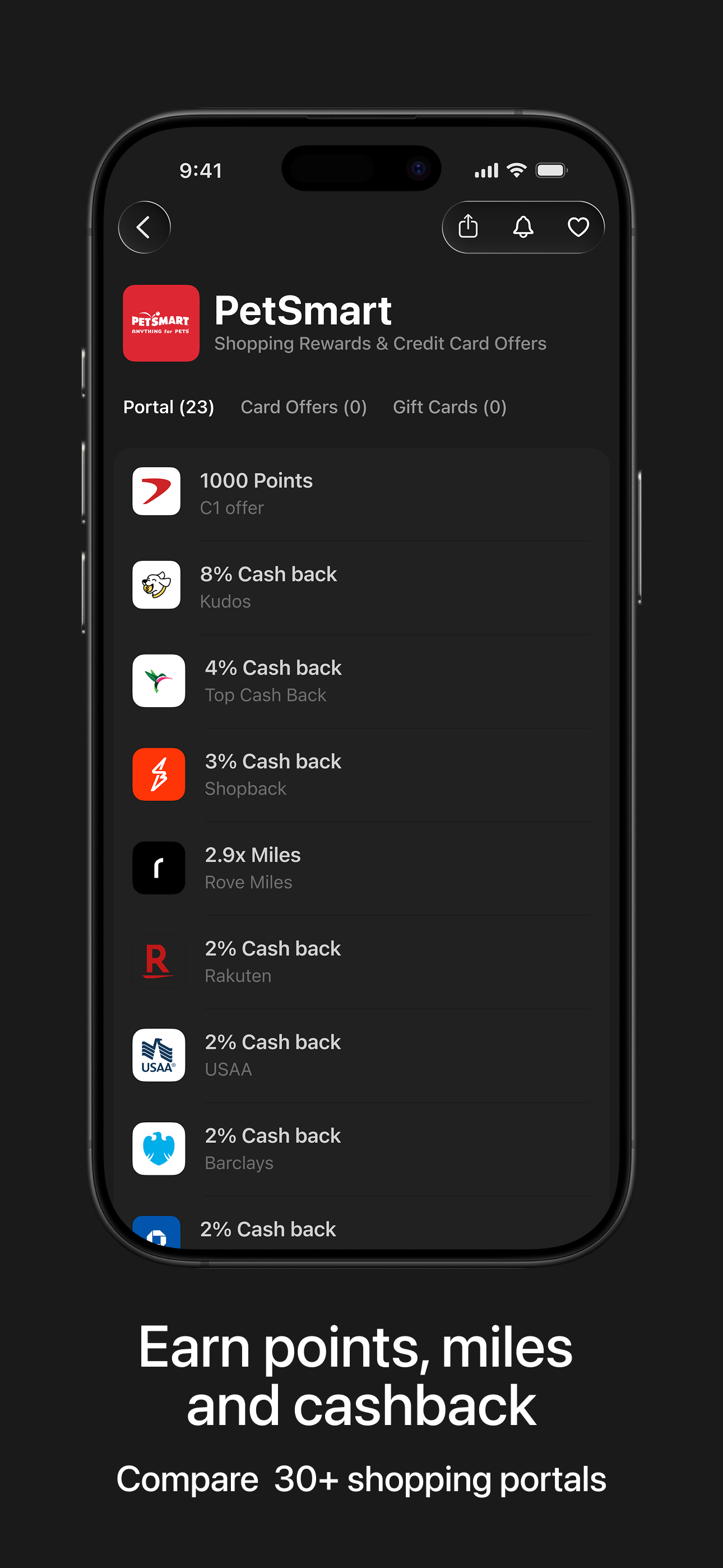 Cashback & Rewards: Savewise