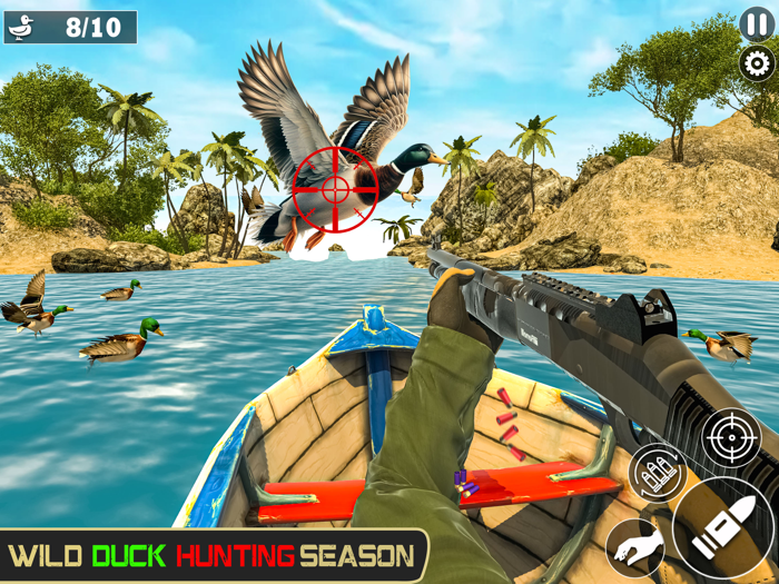 ダックハンティング 3D バードシューター