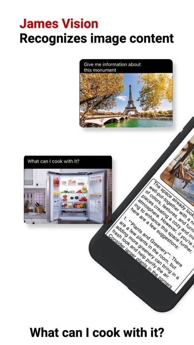 JAMES - AI Chat, Images, Audio iPhone screenshot 4 - Reference app