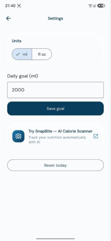 Hydro — Water Reminder Screenshot 3 of 5