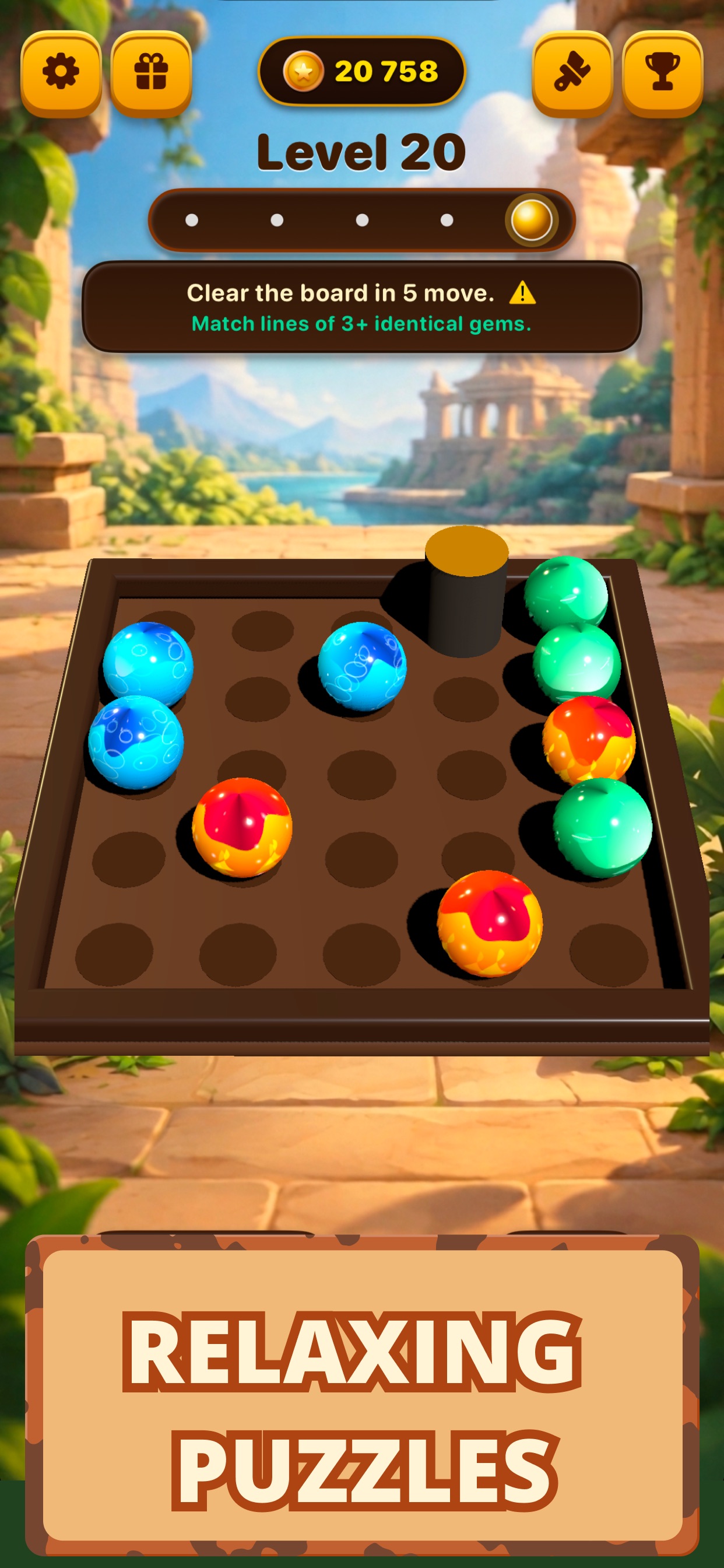 Screenshot 2 of Ballaze: Tilt Marble Puzzle