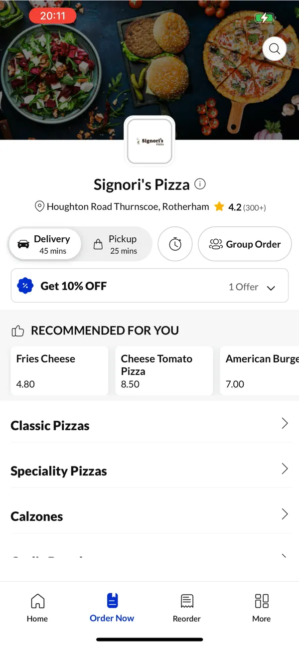 Screenshot #2 pour Signori's Pizza.